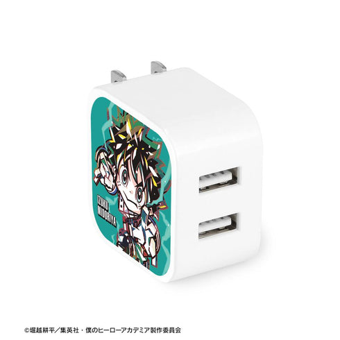 『僕のヒーローアカデミア』緑谷出久 デフォルメAni-Art 2ポートUSBアダプター【202508再販】