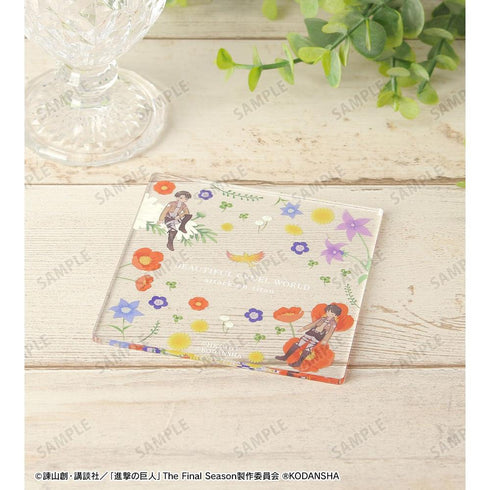 『進撃の巨人』エレン&リヴァイ Botania アクリルコースター【202603再販】