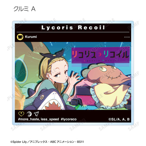 『リコリス・リコイル』トレーディングSNS⾵アクリルカード(全12種)BOX