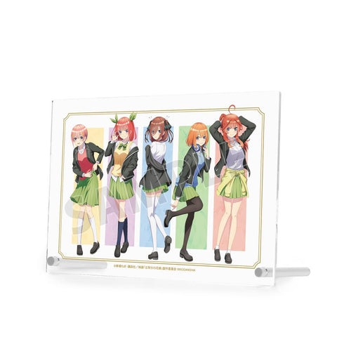 『五等分の花嫁』描き下ろしイラスト 集合 衣装交換ver. A5アクリルパネル【202501再販】