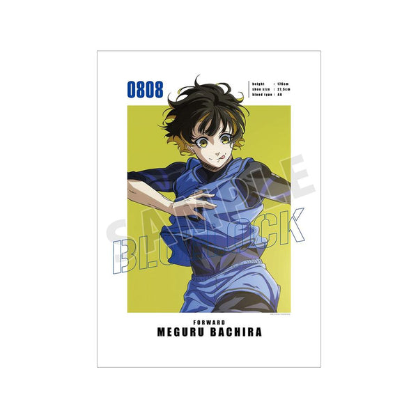 『ブルーロック』蜂楽 廻 キャラクタービジュアルA3マット加工ポスター【202608再販】