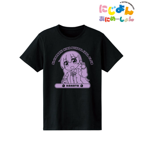 『ラブライブ!虹ヶ咲学園スクールアイドル同好会』にじよん あにめーしょん 近江 彼⽅ カレッジTシャツ(メンズ/レディース)