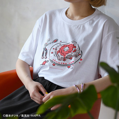 『チェンソーマン』イラストレーター鬼頭祈コラボ ビッグTシャツ(デンジ)