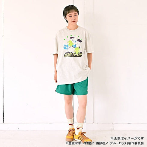 『ブルーロック』Ms LUTRAコラボ ゆったりTシャツ(潔 世一)