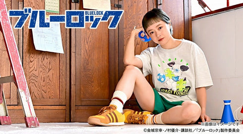 『ブルーロック』Ms LUTRAコラボ ゆったりTシャツ(潔 世一)