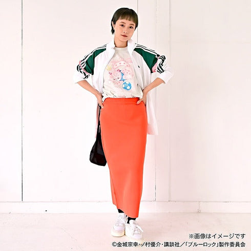 『ブルーロック』Ms LUTRAコラボ ゆったりTシャツ(千切 豹馬)