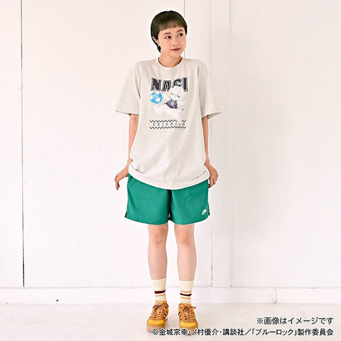 『ブルーロック』Ms LUTRAコラボ ゆったりTシャツ(凪 誠士郎)
