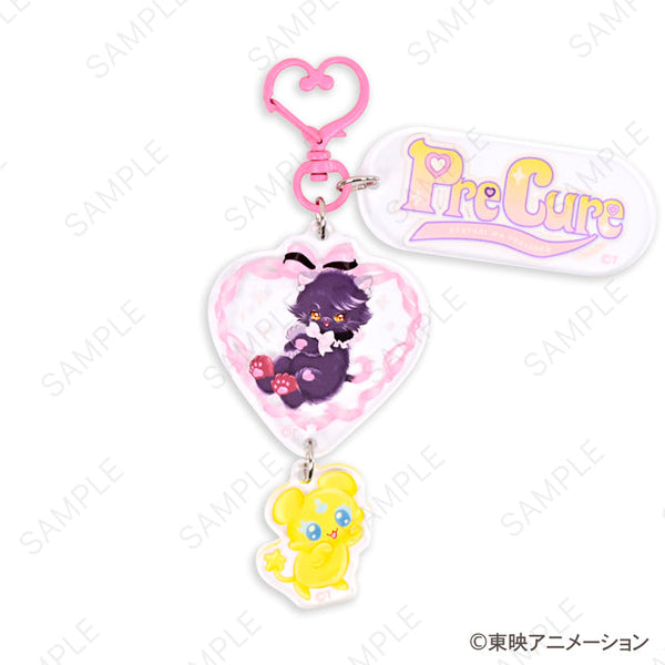 『ふたりはプリキュア』Ms LUTRAコラボ アクリルキーホルダー キュアブラック
