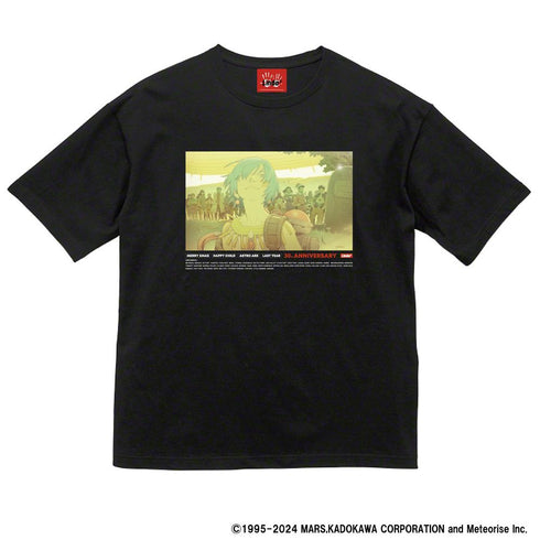 『リンダキューブ』30周年記念Tシャツ 描き下ろしイラスト2024年ver. ブラック