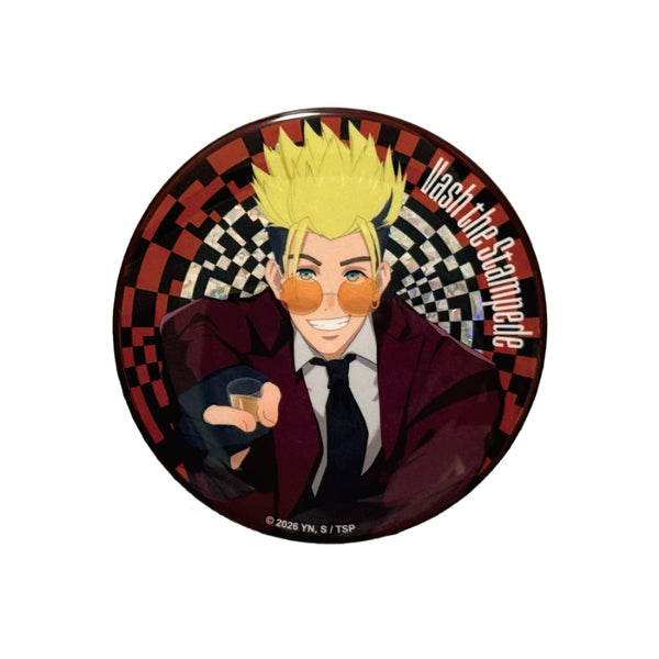 『TRIGUN STARGAZE』描き下ろし メタリック缶バッジ【ヴァッシュ・ザ・スタンピード】