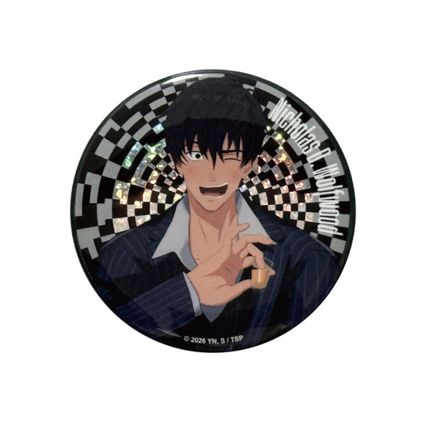 『TRIGUN STARGAZE』描き下ろし メタリック缶バッジ【ニコラス・D・ウルフウッド】