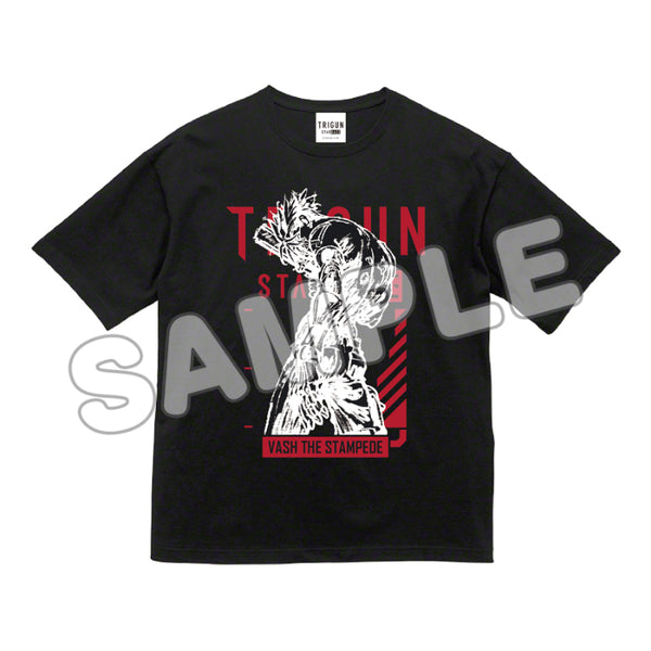 『TRIGUN STARGAZE』ティザービジュアル Tシャツ ブラック フリーサイズ