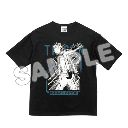 『TRIGUN STARGAZE』ニコラスビジュアル Tシャツ ブラック フリーサイズ