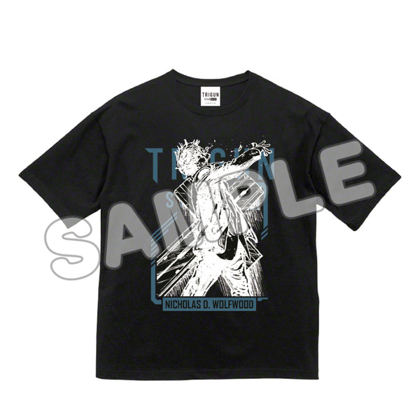 『TRIGUN STARGAZE』ニコラスビジュアル Tシャツ ブラック フリーサイズ