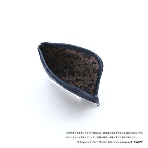 『初音ミク×甲州印伝』角小銭入れ Tradition/伝統