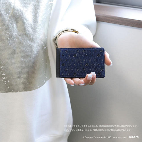 『初音ミク×甲州印伝』パスケース Tradition/伝統