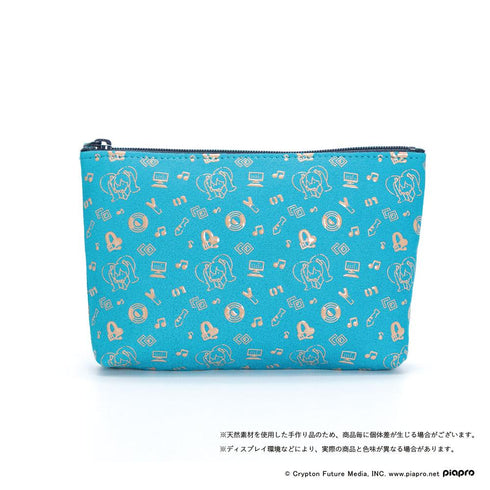 『初音ミク×甲州印伝』小物入れ(小) Future/未来