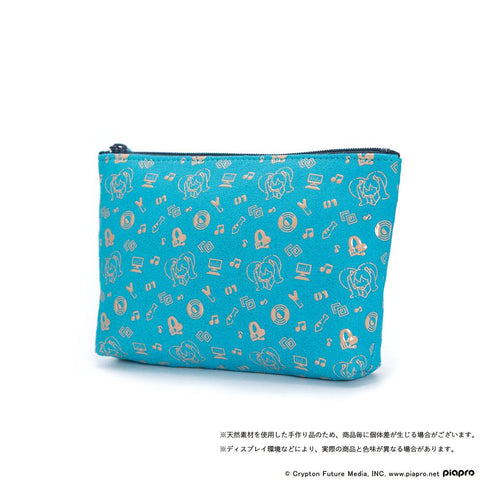 『初音ミク×甲州印伝』小物入れ(小) Future/未来