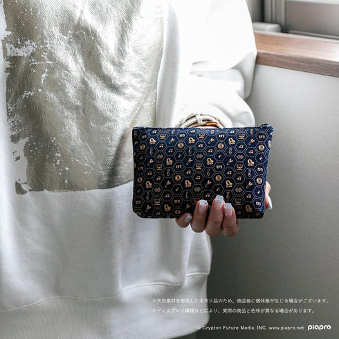 『初音ミク×甲州印伝』小物入れ(小) Tradition/伝統