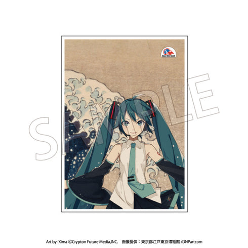 『葛飾北斎×初音ミク』B2布ポスター 冨嶽三十六景 神奈川沖浪裏 【日本限定】【202607再販】
