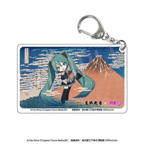 『葛飾北斎×初音ミク』クリアアクリルキーホルダー【BOX】【202607再販】