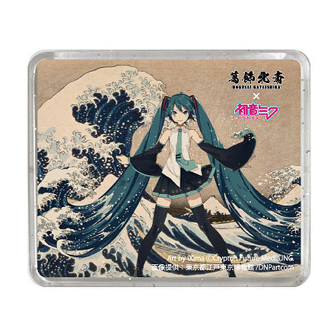 『葛飾北斎×初音ミク』立体マグネット 冨嶽三十六景 神奈川沖浪裏【202601再販】