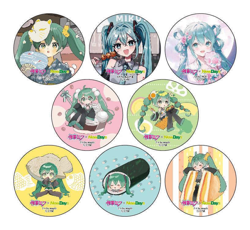 NEWDAYS 初音ミク トレーディング 缶バッジ 鏡音リン 初音ミク×NewDays』缶バッジ【BOX】 – Anime Store JP（アニメ