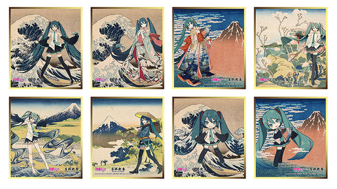 『初音ミク×葛飾北斎』iXima 色紙【BOX】