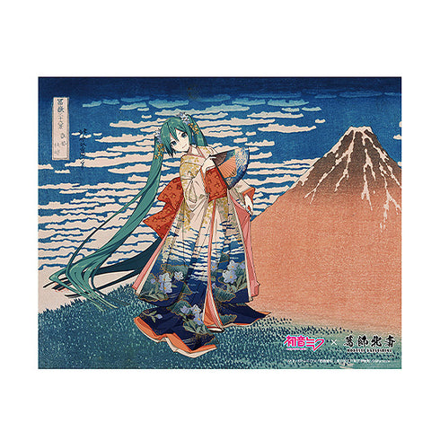 『初音ミク×葛飾北斎』iXima キャンバスアート 凱風快晴