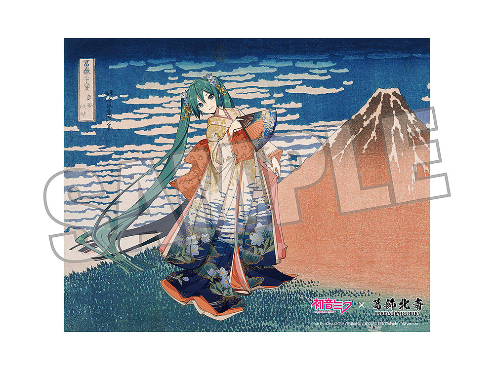 葛飾北斎×初音ミク』iXima キャンバスアート 凱風快晴【202607再販