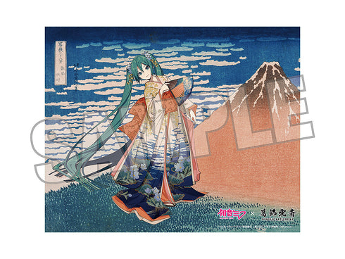 『葛飾北斎×初音ミク』iXima キャンバスアート 凱風快晴【202607再販】
