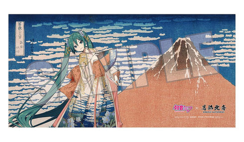 『初音ミク×葛飾北斎』iXima バスタオル 凱風快晴