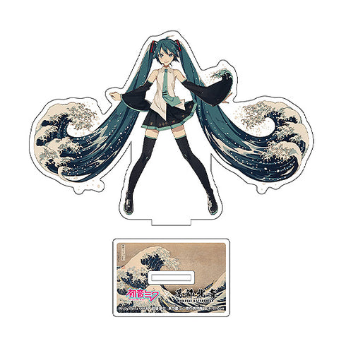 『初音ミク×葛飾北斎』iXima ダイカットアクリルスタンド 神奈川沖波裏