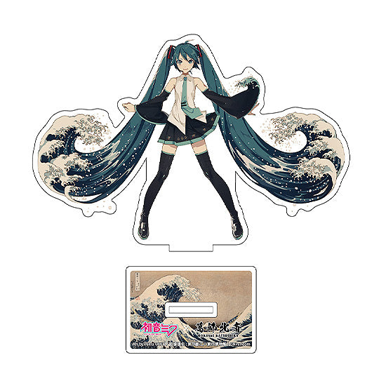 『初音ミク×葛飾北斎』iXima ダイカットアクリルスタンド 神奈川沖波裏