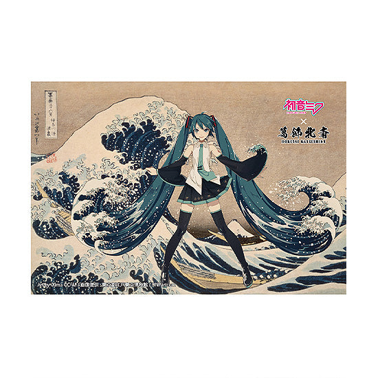 『初音ミク×葛飾北斎』iXima ポストカード 神奈川沖波裏
