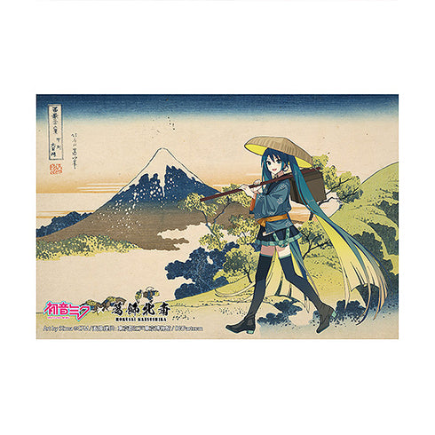 初音未來 x 葛飾北齋」iXima 明信片,Koshu Inume Pass。