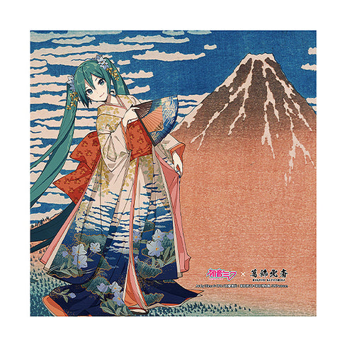 初音未來 x 葛飾北齋」iXima 手巾 凱旋而愉快。
