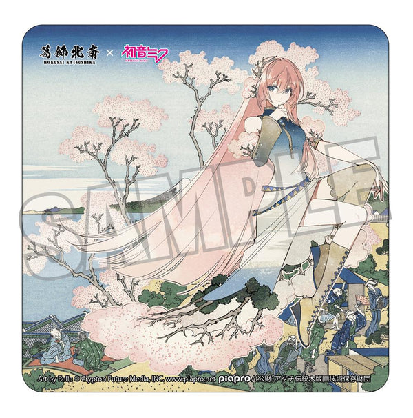 『葛飾北斎×初音ミク』Rella カーマグネット 巡音ルカ 東海道品川御殿山ノ不二