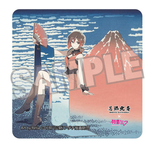 『葛飾北斎×初音ミク』Rella ステッカー MEIKO 凱風快晴