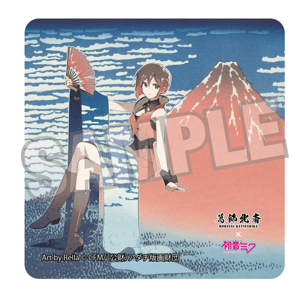 『葛飾北斎×初音ミク』Rella ステッカー MEIKO 凱風快晴