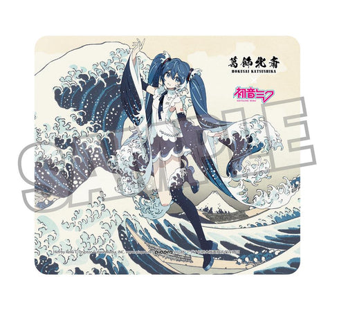 『葛飾北斎×初音ミク』Rella マウスパッド 初音ミク 神奈川沖浪裏