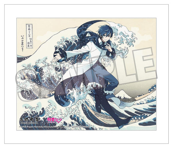 『葛飾北斎×初音ミク』Rella キャンバスアート KAITO 神奈川沖浪裏