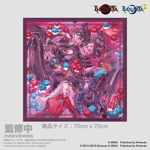 《貝優妮塔》The Gates of Hell × 沒問題吧 圍巾 島崎麻里 1&2紀念插畫