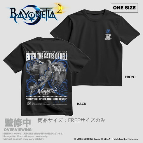 『ベヨネッタ2』The Gates of Hell × いいじゃん ビッグシルエットシャツ