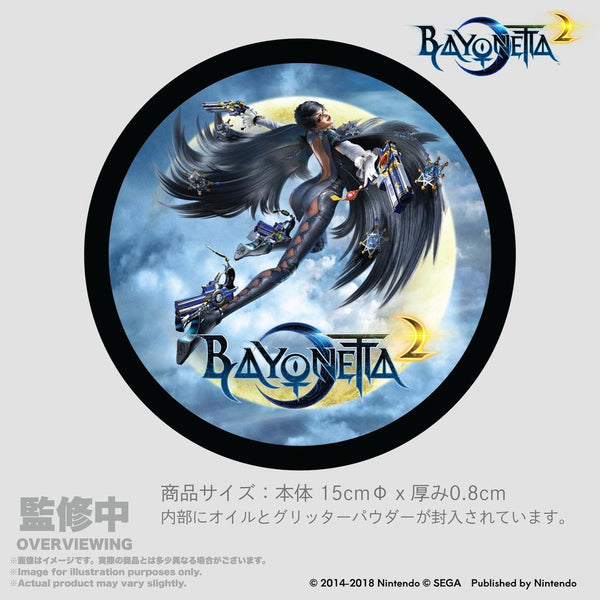 《貝優妮塔2》閃亮杯墊 BAYONETTA 2 包裝插畫