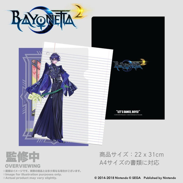 『ベヨネッタ2』クリアフォルダーA4 島崎麻里氏描き下ろしキービジュアル