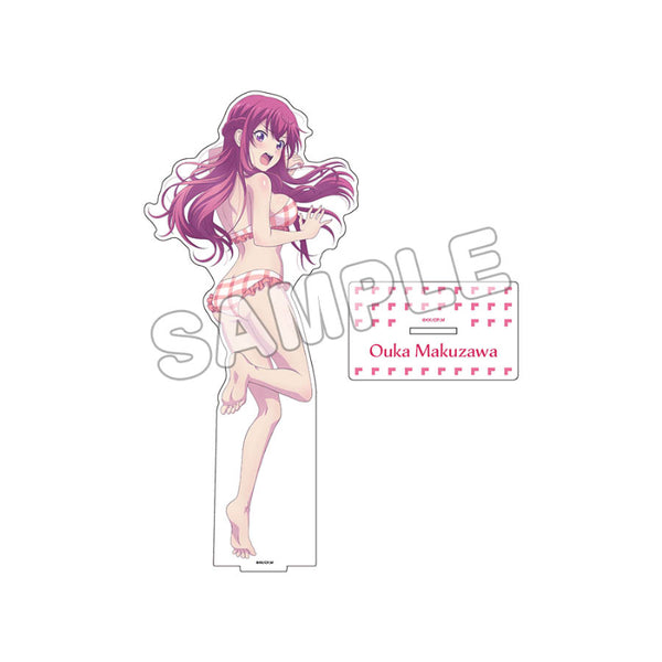 『女神のカフェテラス』描き下ろしアクリルフィギュアL 幕澤桜花(水着)