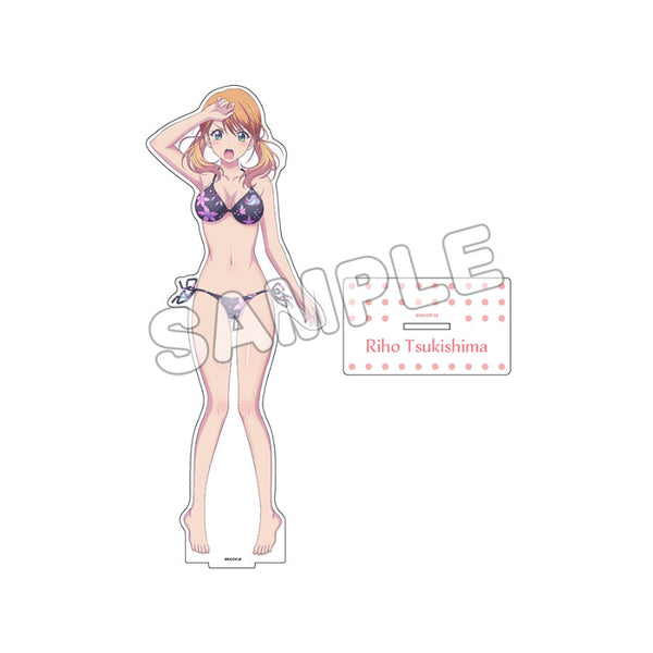 『女神のカフェテラス』描き下ろしアクリルフィギュアL 月島流星(水着)