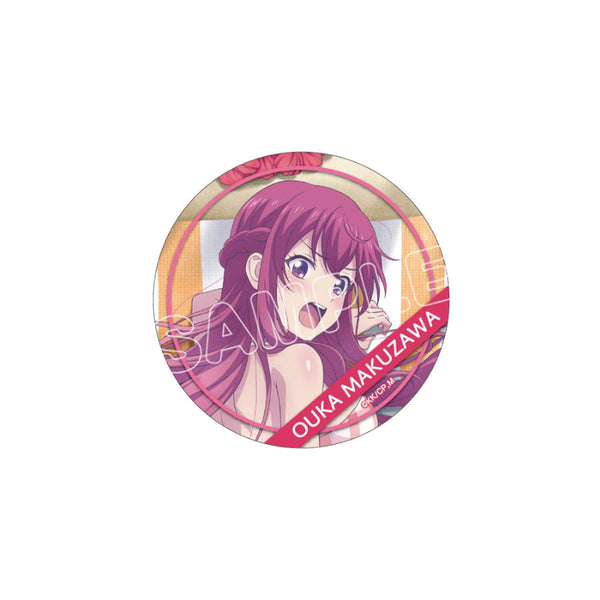 『女神のカフェテラス』描き下ろし缶バッジ 幕澤桜花(水着)