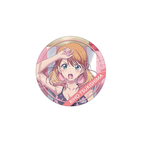 『女神のカフェテラス』描き下ろし缶バッジ 月島流星(水着)